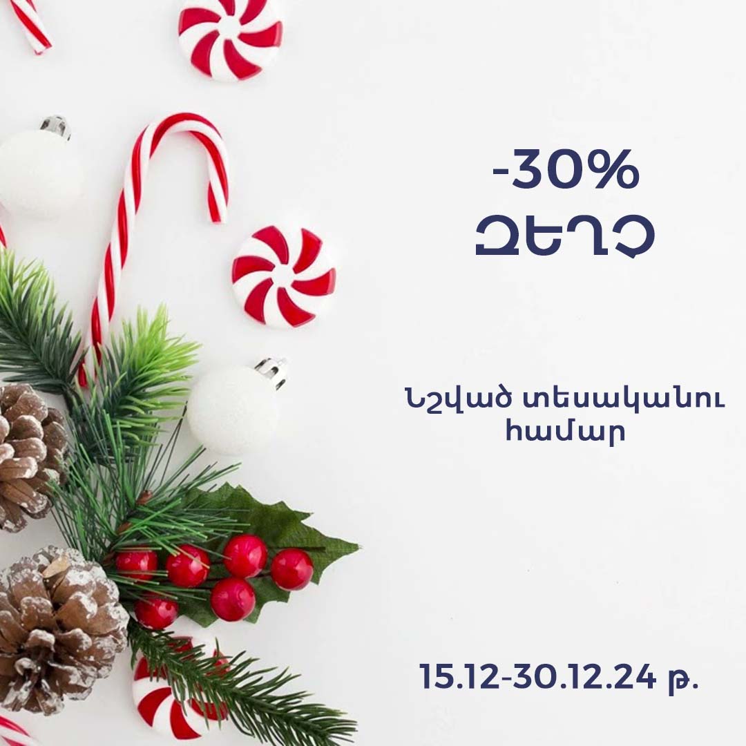 -30% Ամանորյա զեղչեր